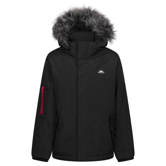 Trespass Boys Braddan Padded Raincoat / Black